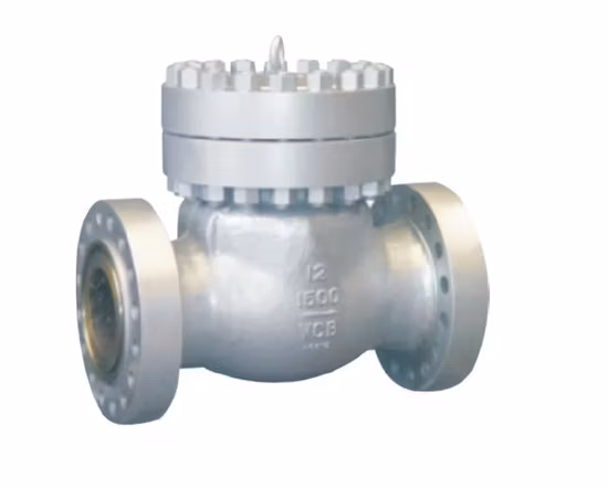 Válvula de retenção de tubo de metal tipo borboleta WCB para indústria química