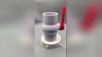 Válvula de esfera de soquete de PVC Válvula de esfera de PVC Válvula de retenção