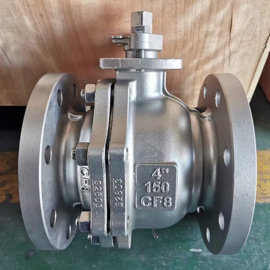 Válvula de esfera flutuante flangeada API 6D Wcb classe 150